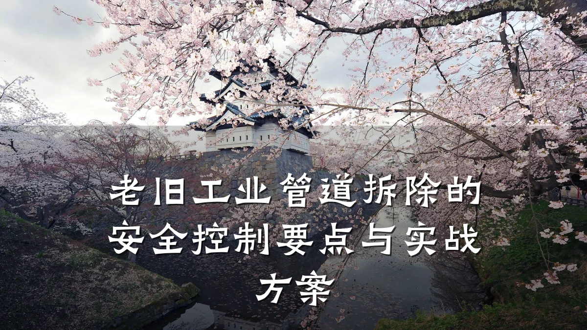老旧工业管道拆除的安全控制要点与实战方案