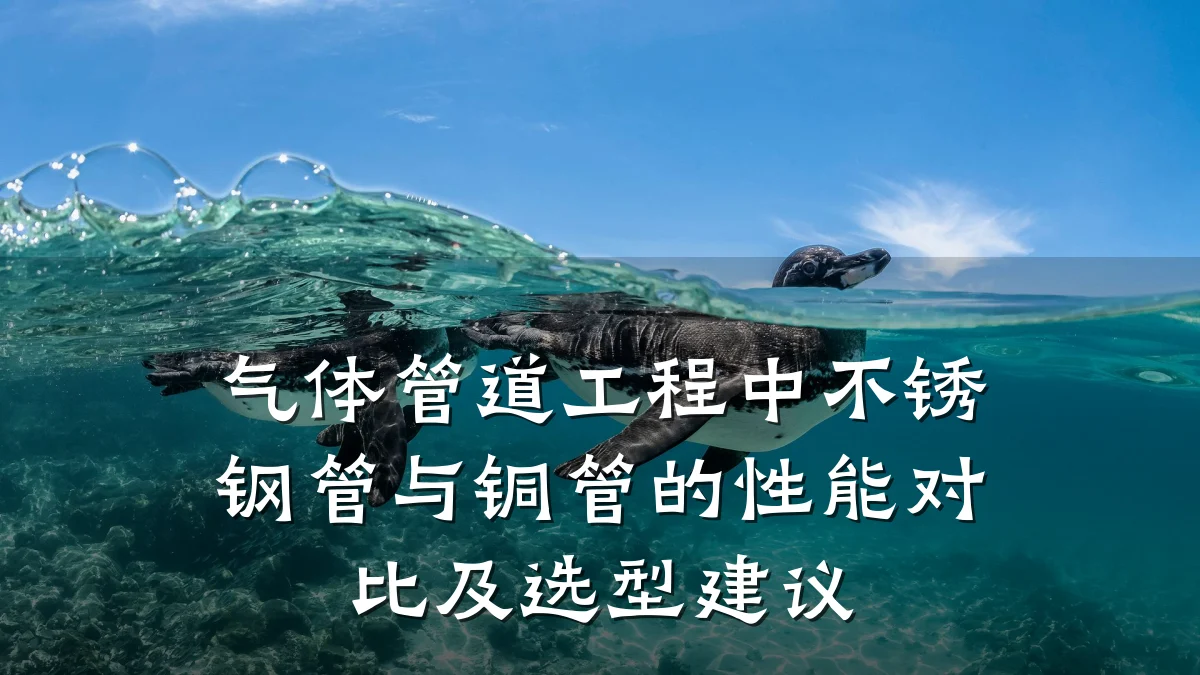 气体管道工程中不锈钢管与铜管的性能对比及选型建议