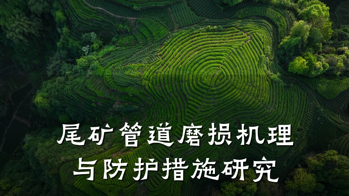 尾矿管道磨损机理与防护措施研究