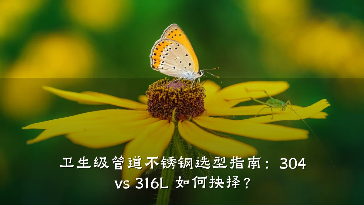卫生级管道不锈钢选型指南：304 vs 316L 如何抉择？