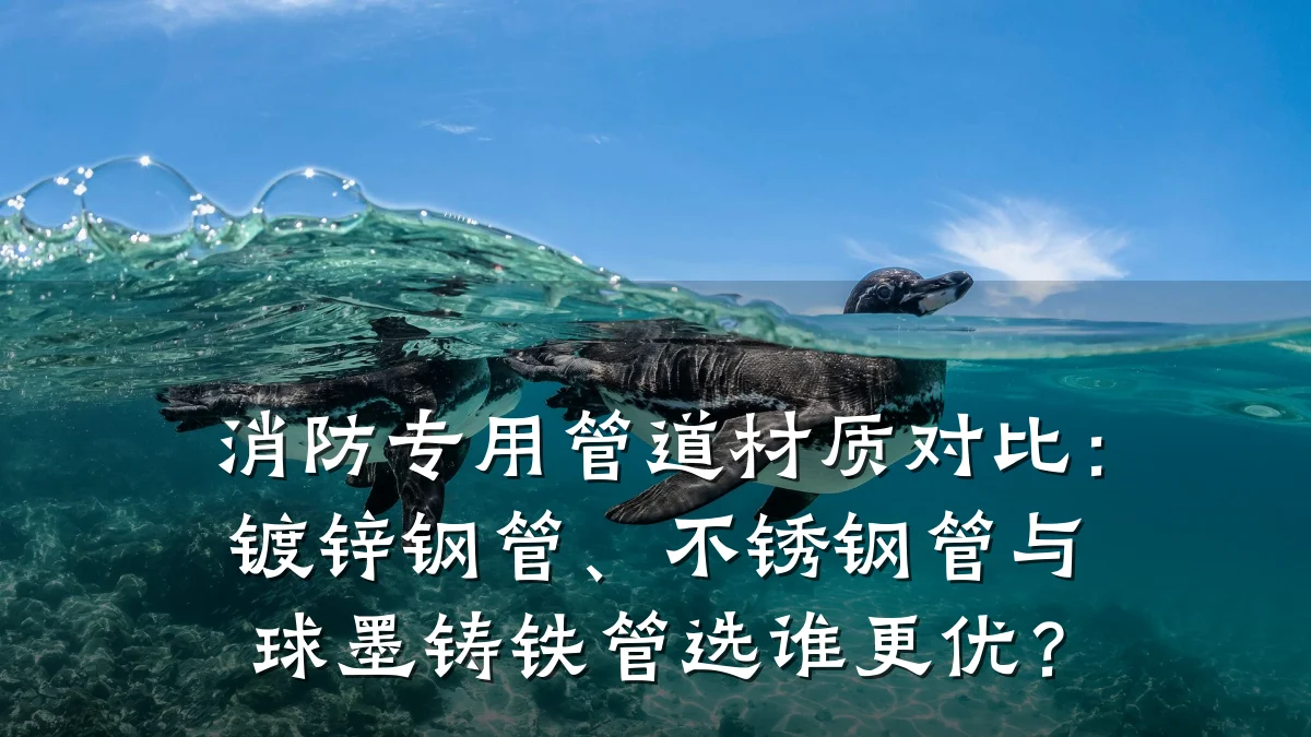 消防专用管道材质对比:镀锌钢管、不锈钢管与球墨铸铁管选谁更优?