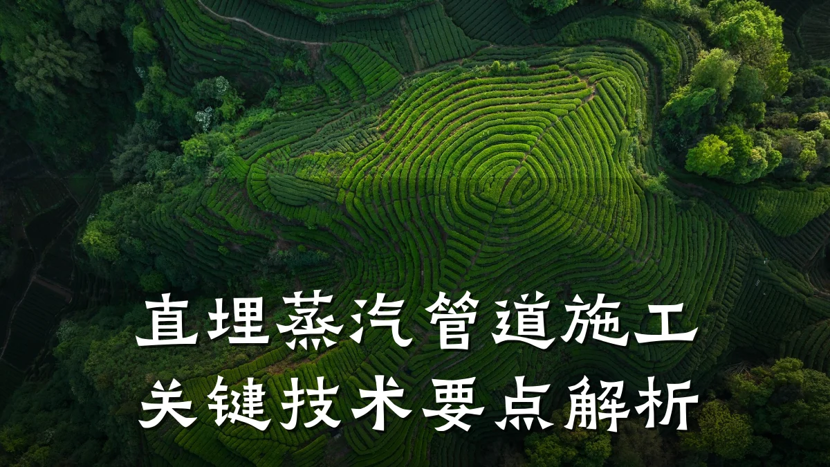 直埋蒸汽管道施工关键技术要点解析