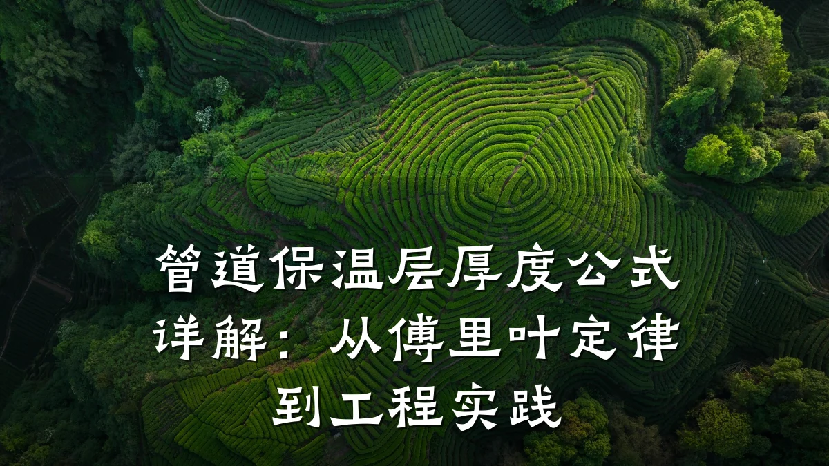 管道保温层厚度公式详解:从傅里叶定律到工程实践