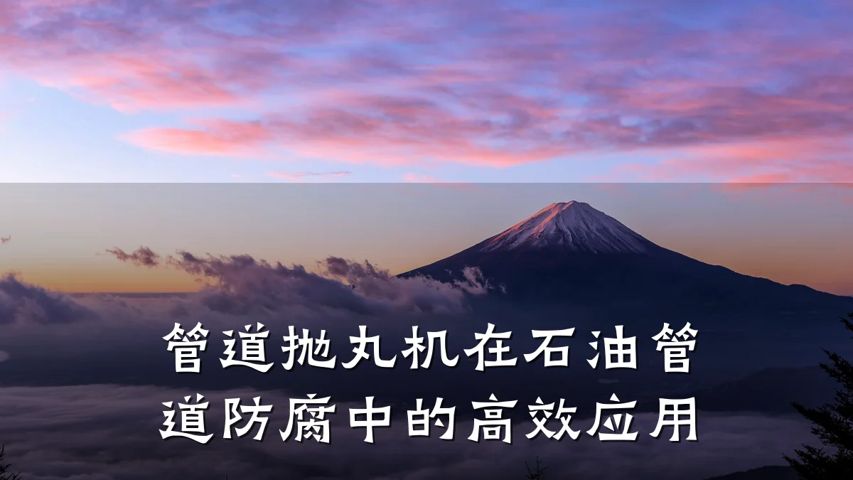 管道抛丸机在石油管道防腐中的高效应用