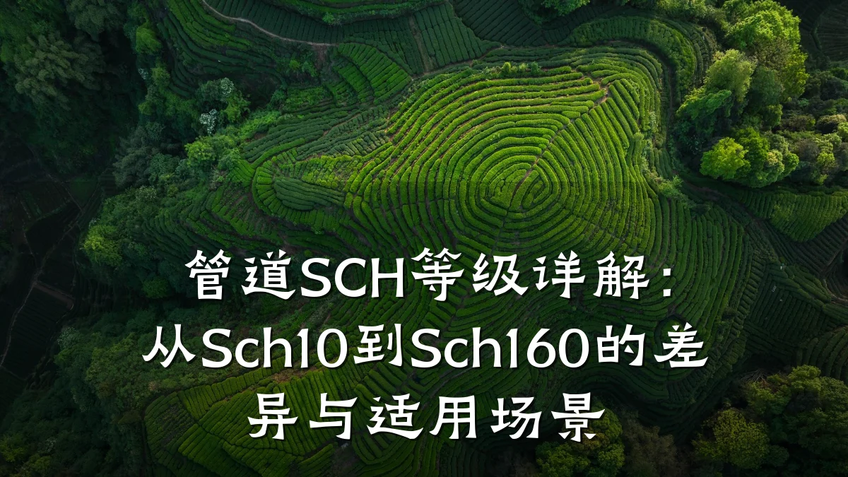 管道SCH等级详解:从Sch10到Sch160的差异与适用场景