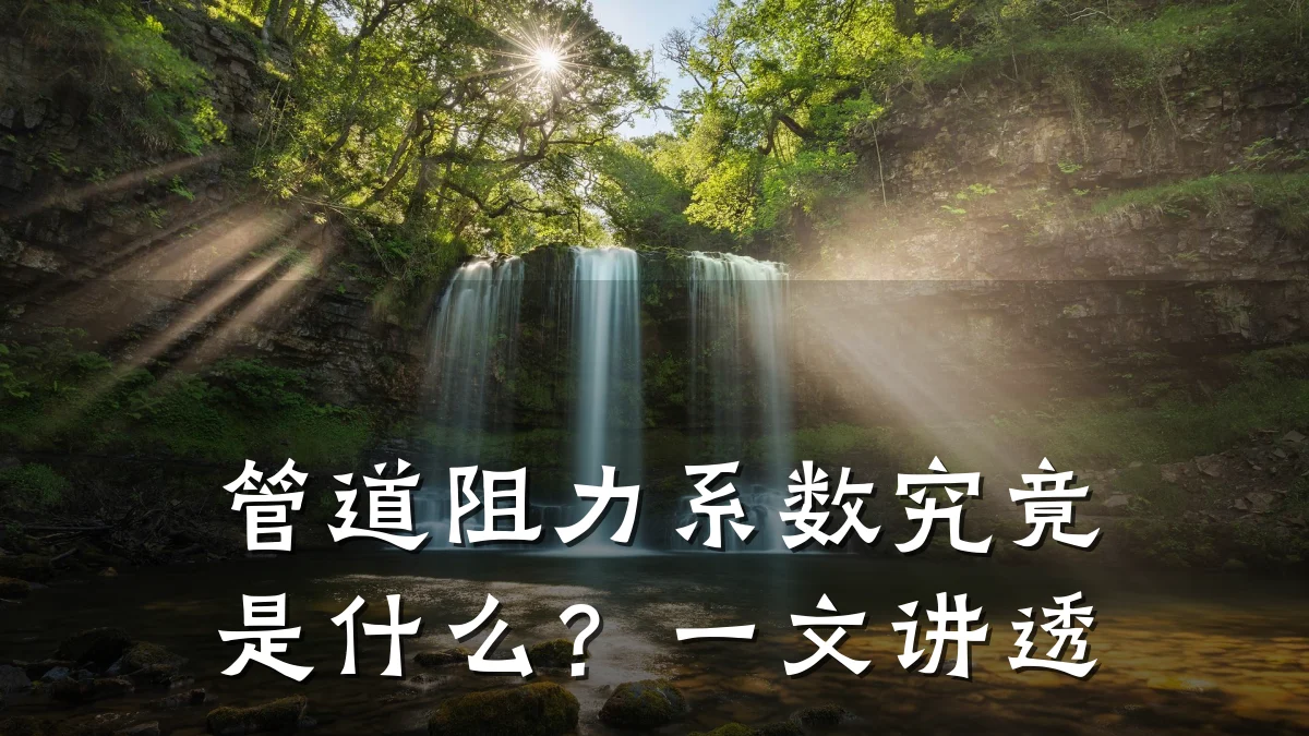 管道阻力系数究竟是什么?一文讲透