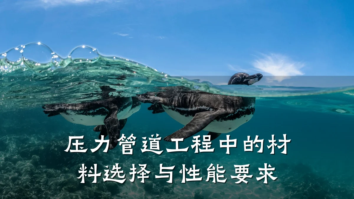 压力管道工程中的材料选择与性能要求
