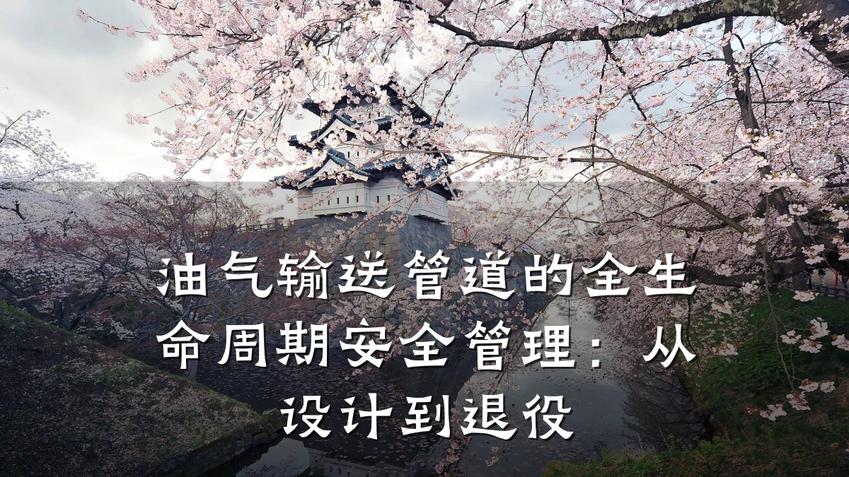 油气输送管道的全生命周期安全管理:从设计到退役