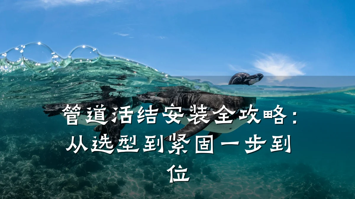 管道活结安装全攻略:从选型到紧固一步到位