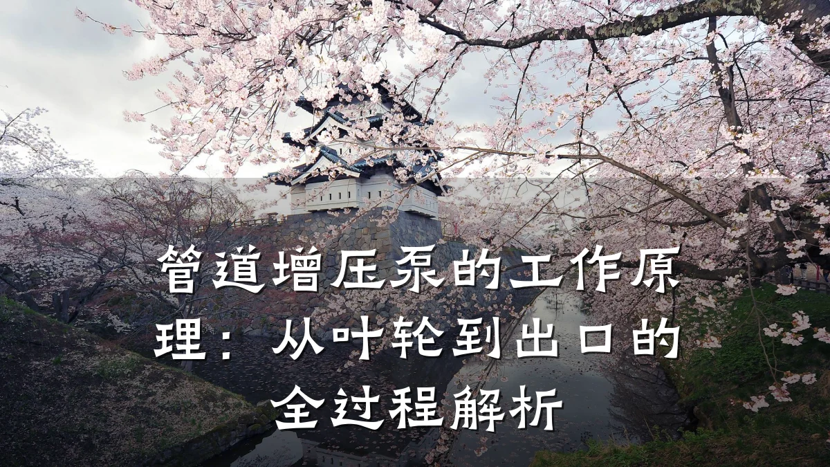 管道增压泵的工作原理:从叶轮到出口的全过程解析