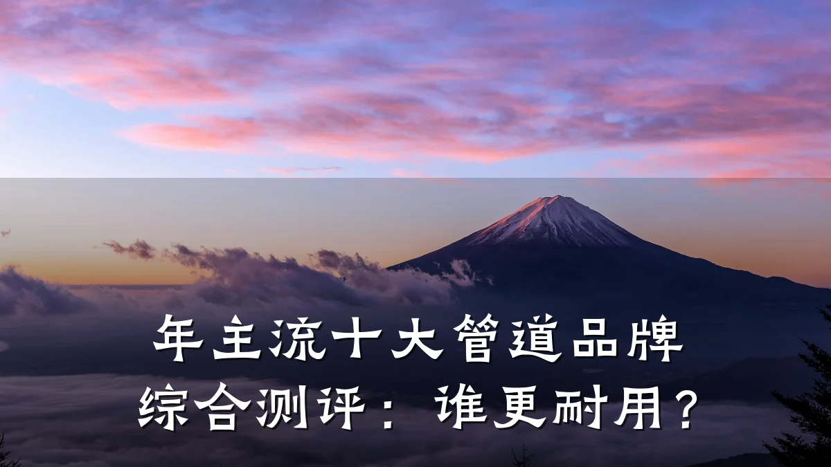 年主流十大管道品牌综合测评:谁更耐用?