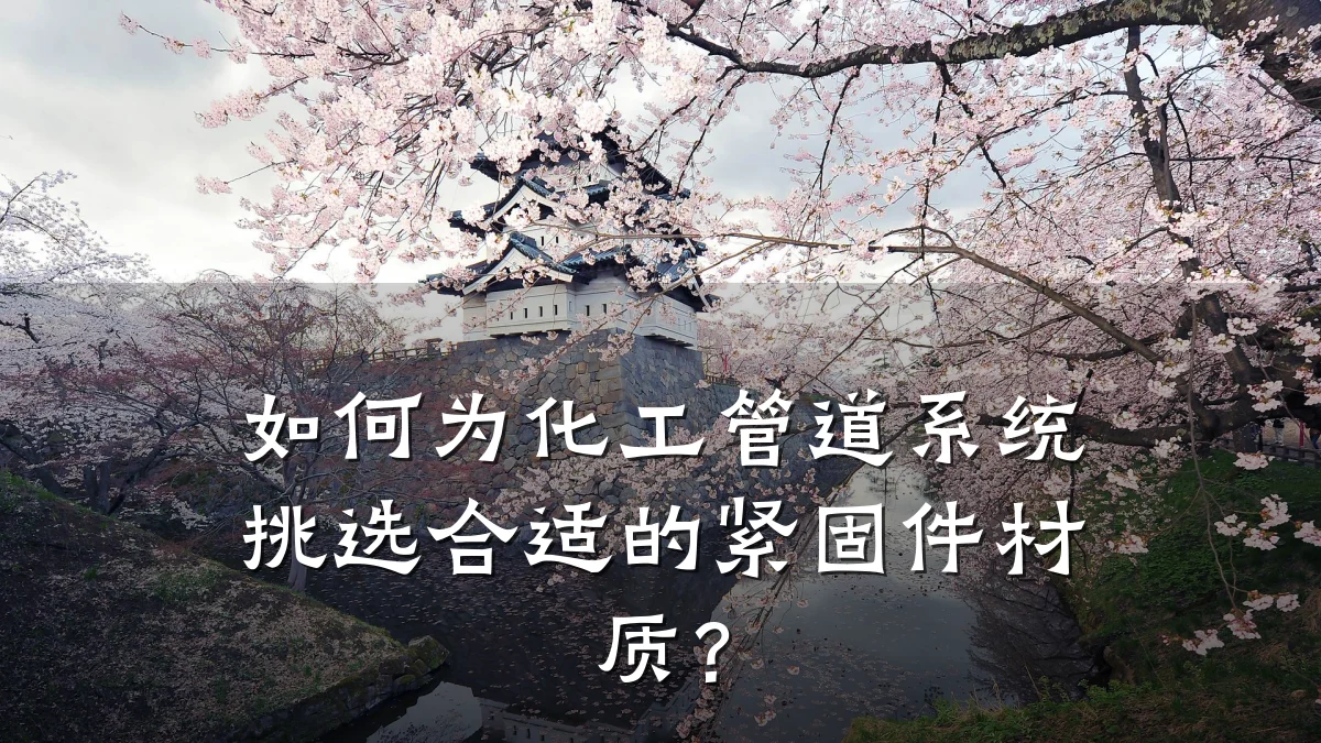 如何为化工管道系统挑选合适的紧固件材质?