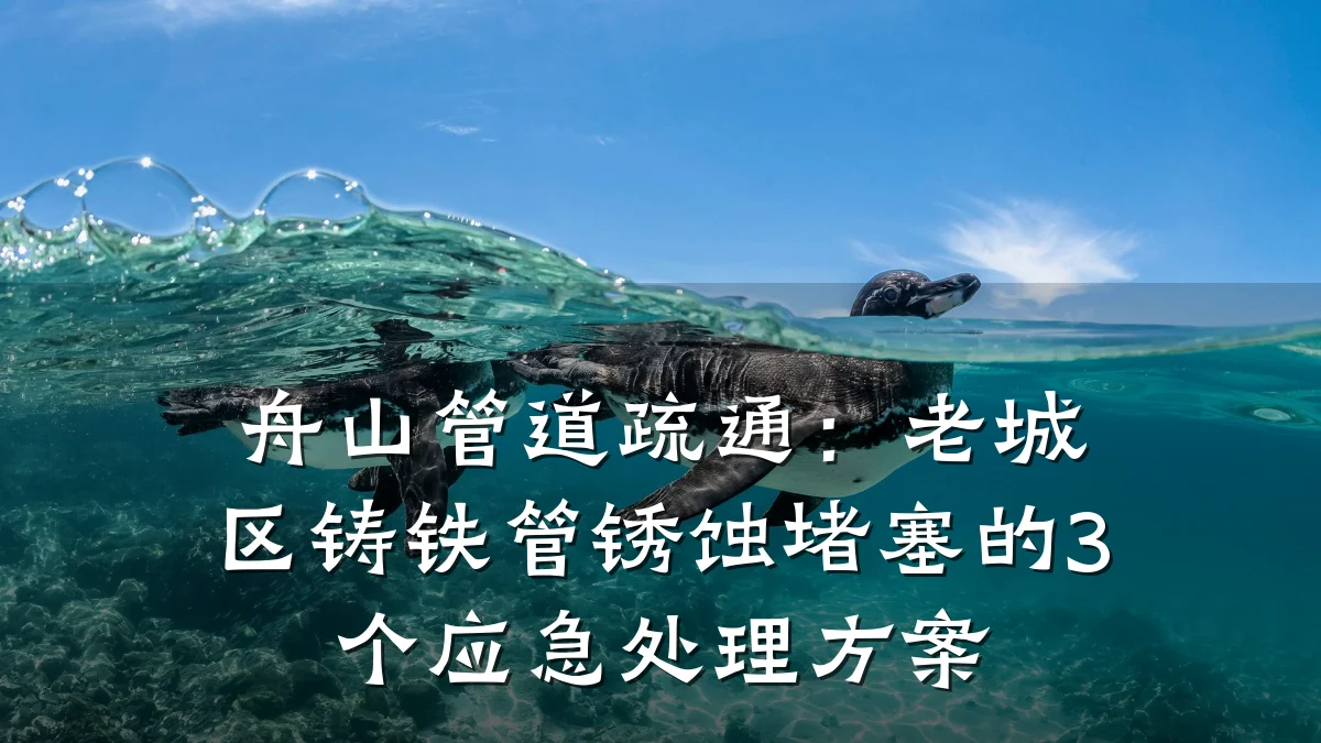 舟山管道疏通:老城区铸铁管锈蚀堵塞的3个应急处理方案