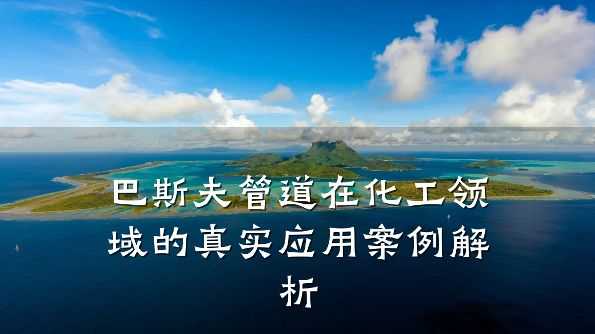 巴斯夫管道在化工领域的真实应用案例解析