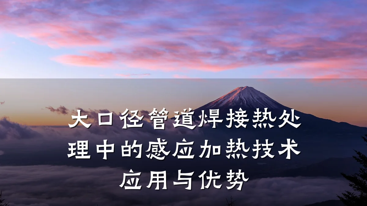 大口径管道焊接热处理中的感应加热技术应用与优势