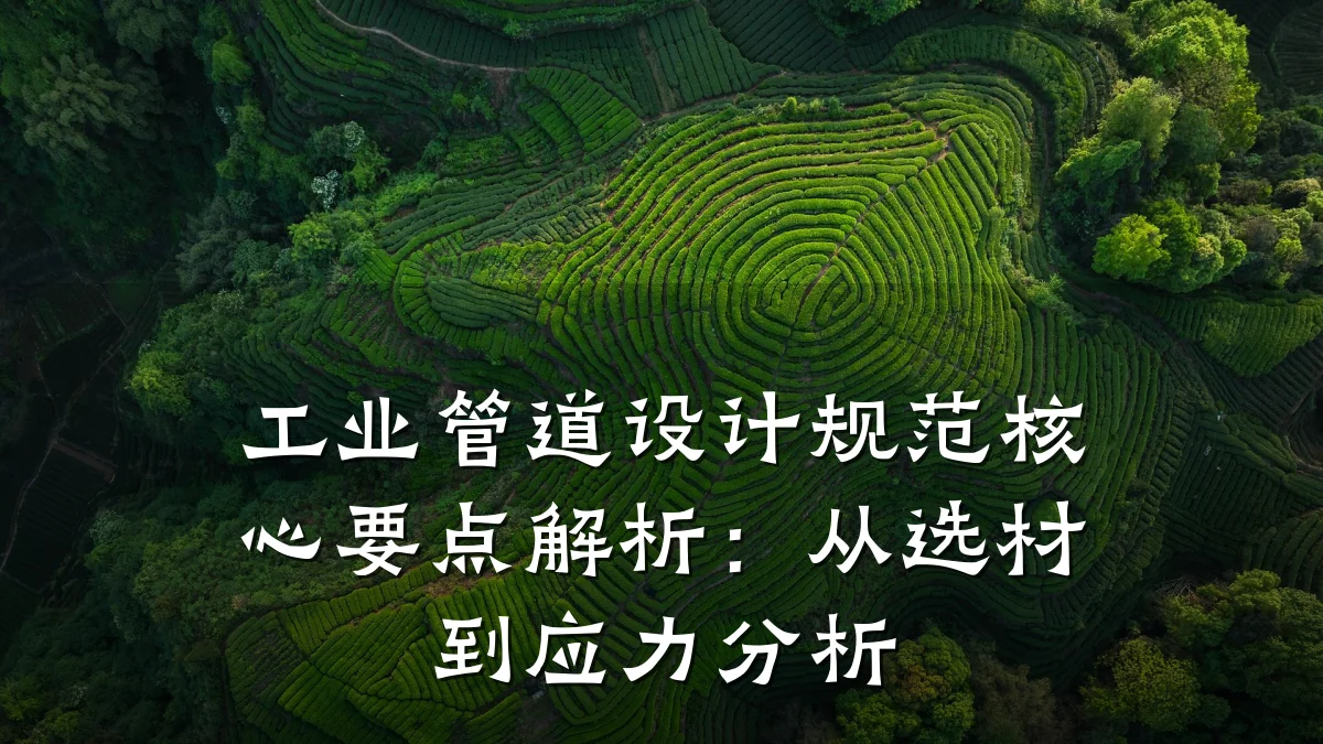 工业管道设计规范核心要点解析:从选材到应力分析