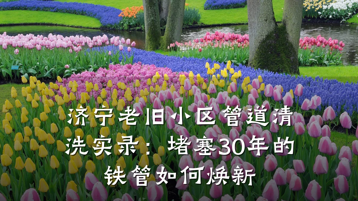 济宁老旧小区管道清洗实录:堵塞30年的铁管如何焕新