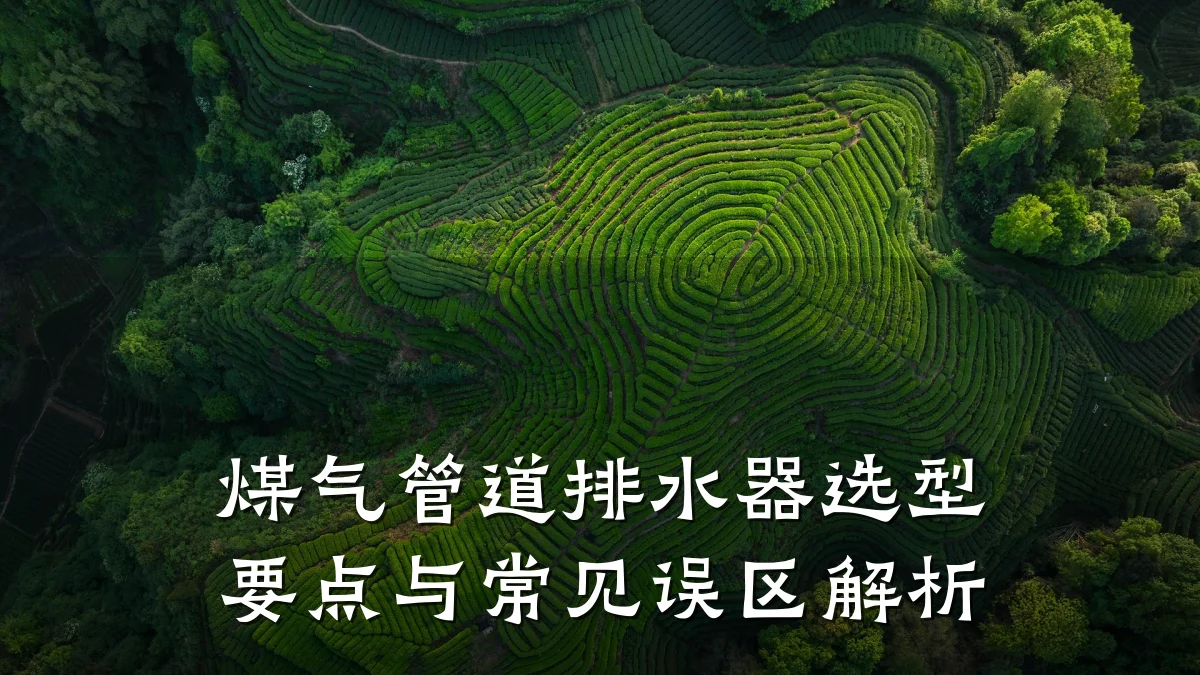 煤气管道排水器选型要点与常见误区解析