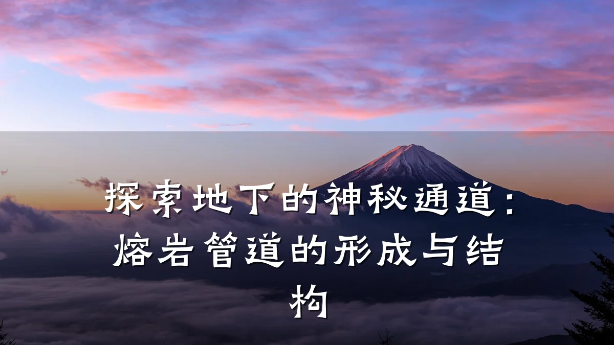 探索地下的神秘通道:熔岩管道的形成与结构