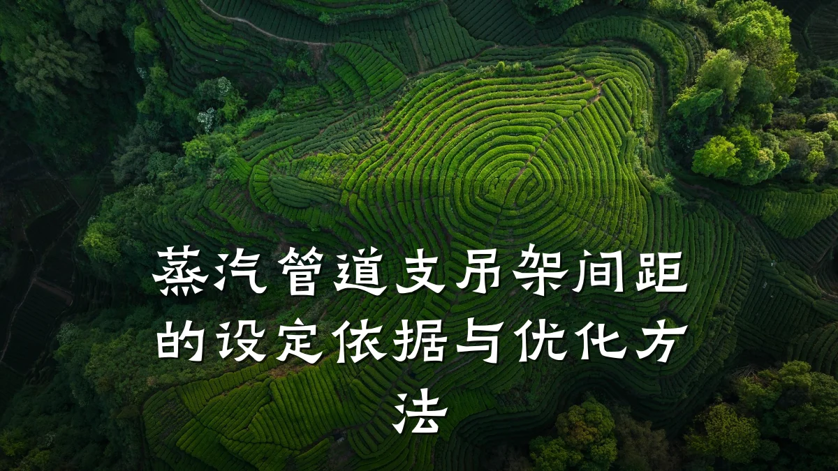 蒸汽管道支吊架间距的设定依据与优化方法