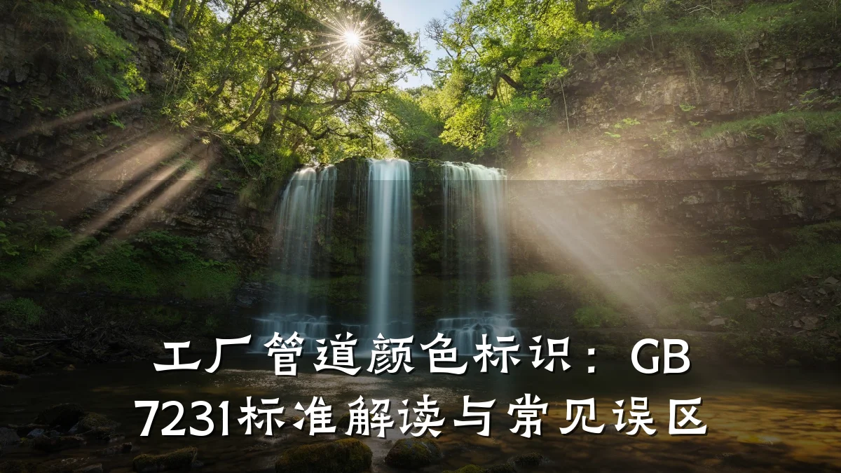 工厂管道颜色标识:GB 7231标准解读与常见误区