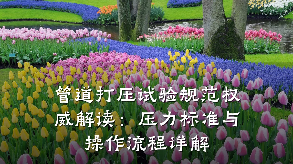 管道打压试验规范权威解读:压力标准与操作流程详解