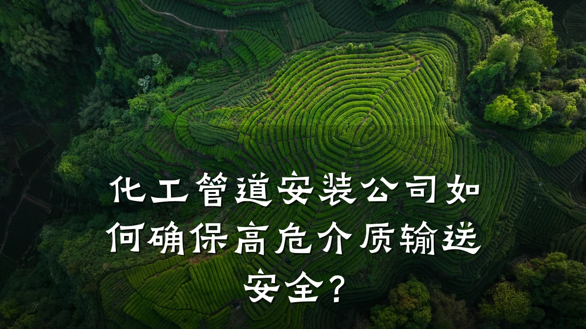 化工管道安装公司如何确保高危介质输送安全?