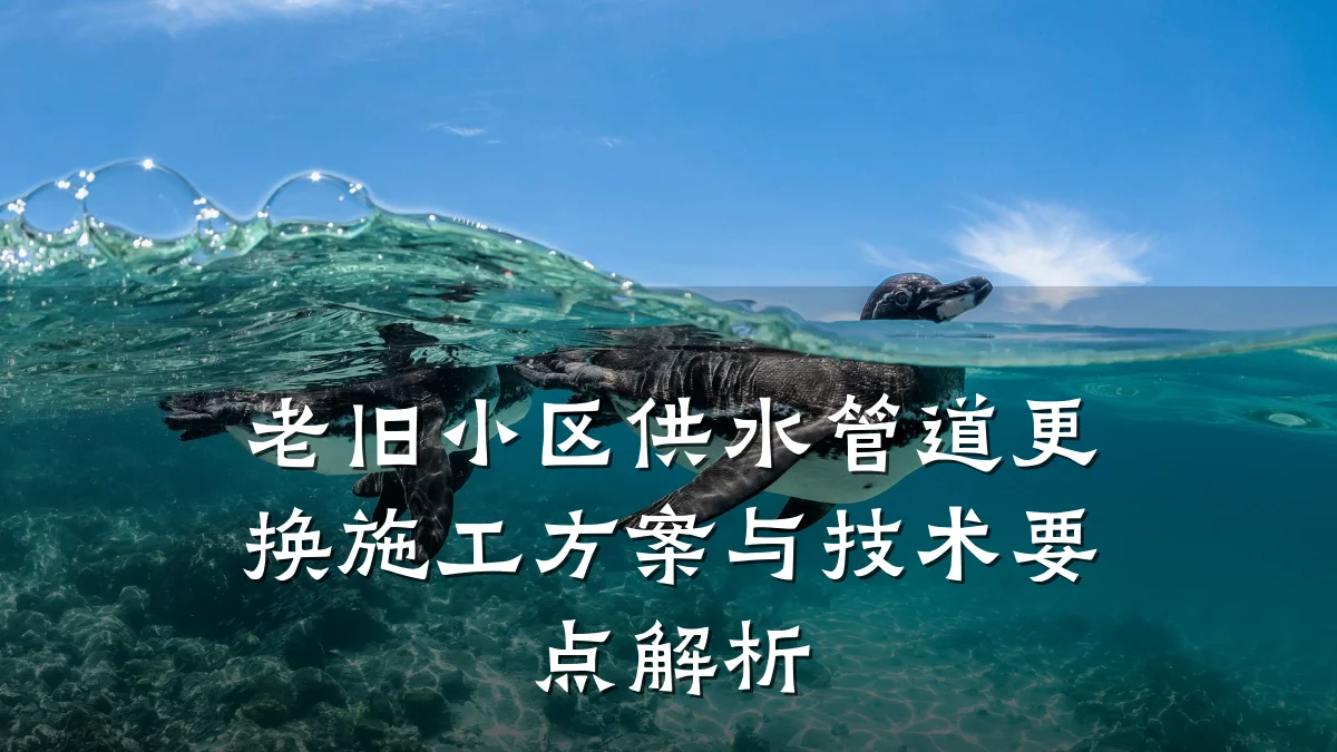 老旧小区供水管道更换施工方案与技术要点解析