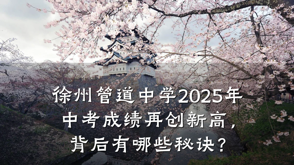 徐州管道中学2025年中考成绩再创新高,背后有哪些秘诀?