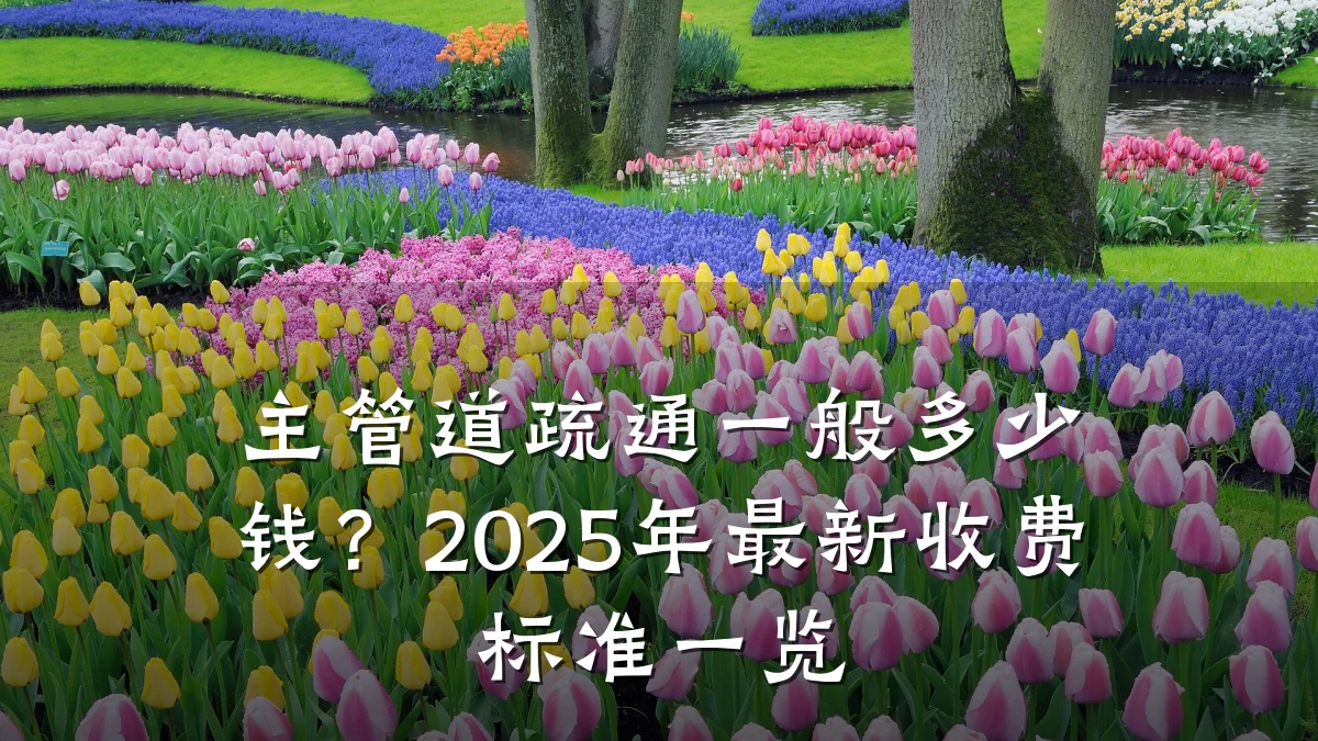 主管道疏通一般多少钱?2025年最新收费标准一览
