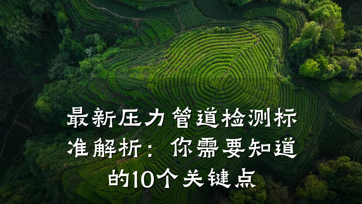 最新压力管道检测标准解析:你需要知道的10个关键点