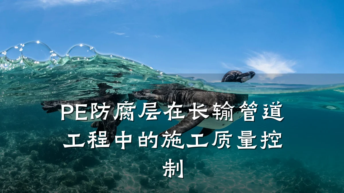 PE防腐层在长输管道工程中的施工质量控制