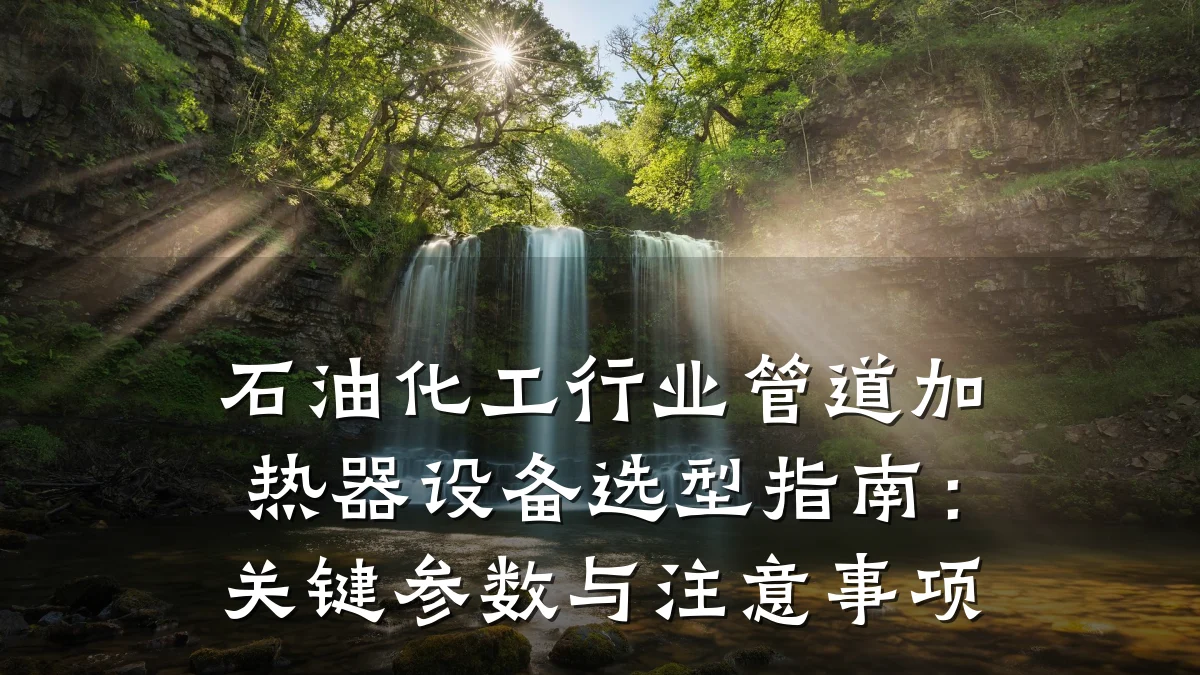 石油化工行业管道加热器设备选型指南:关键参数与注意事项