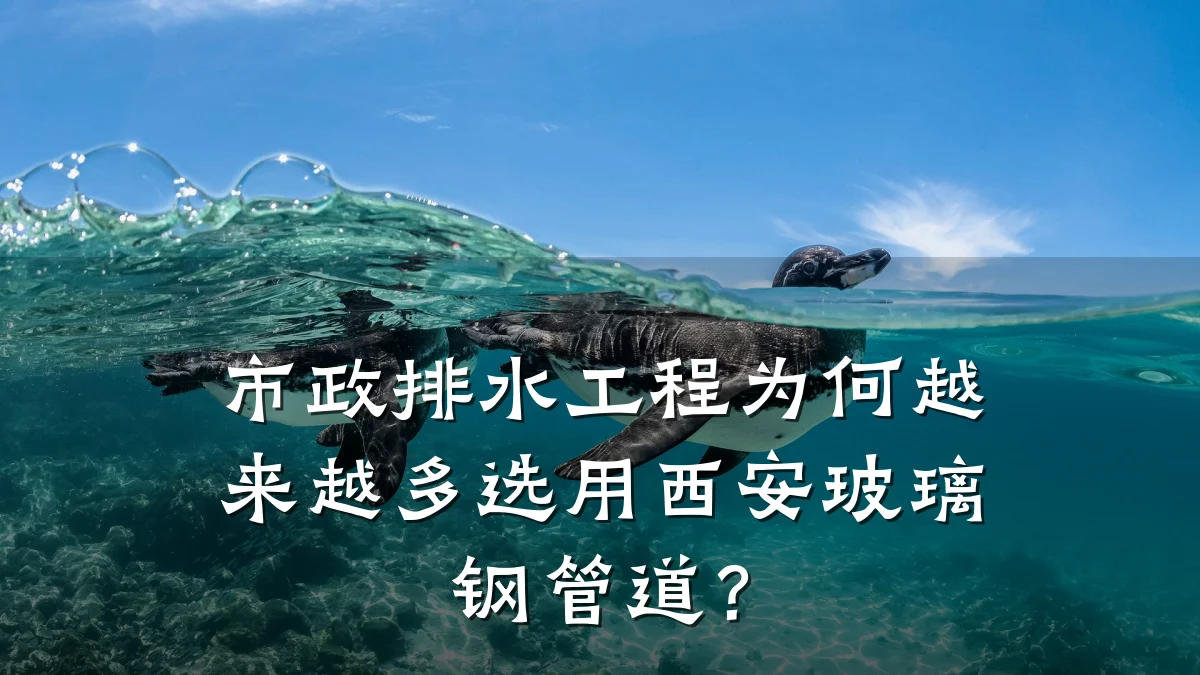 市政排水工程为何越来越多选用西安玻璃钢管道?