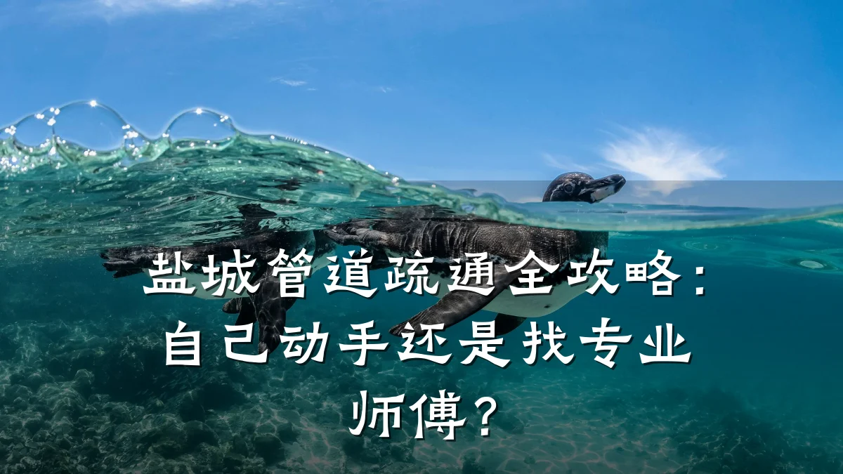 盐城管道疏通全攻略:自己动手还是找专业师傅?