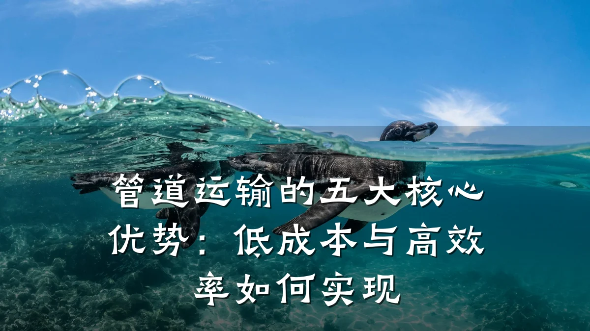 管道运输的五大核心优势:低成本与高效率如何实现