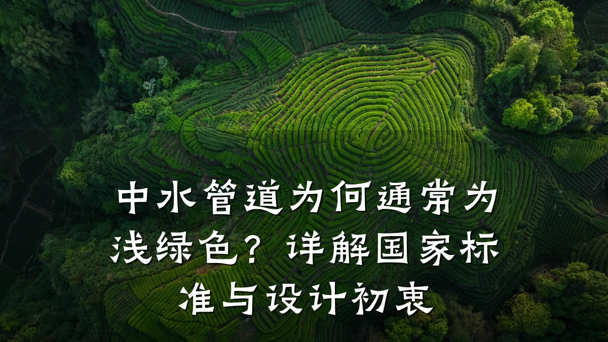 中水管道为何通常为浅绿色?详解国家标准与设计初衷
