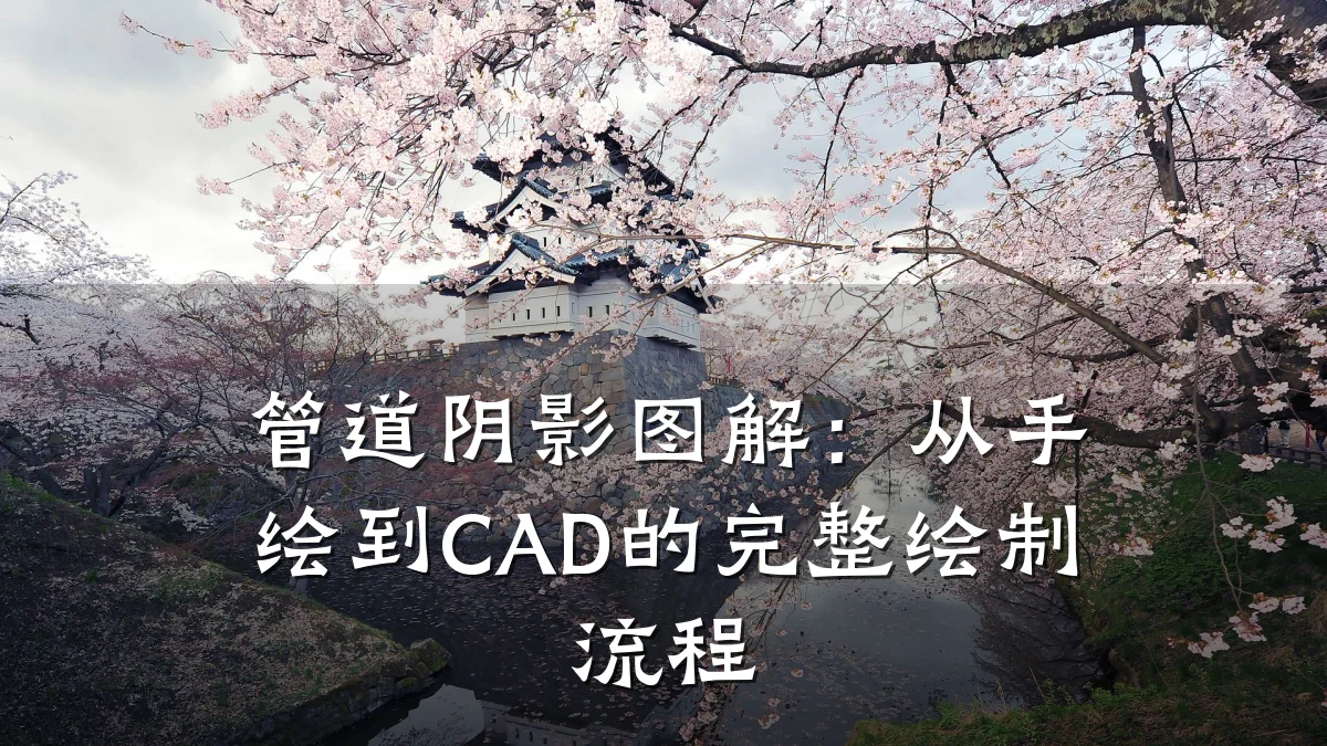管道阴影图解:从手绘到CAD的完整绘制流程