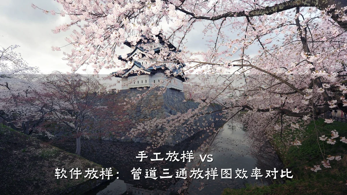 手工放样 vs 软件放样:管道三通放样图效率对比