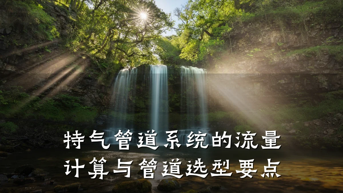 特气管道系统的流量计算与管道选型要点