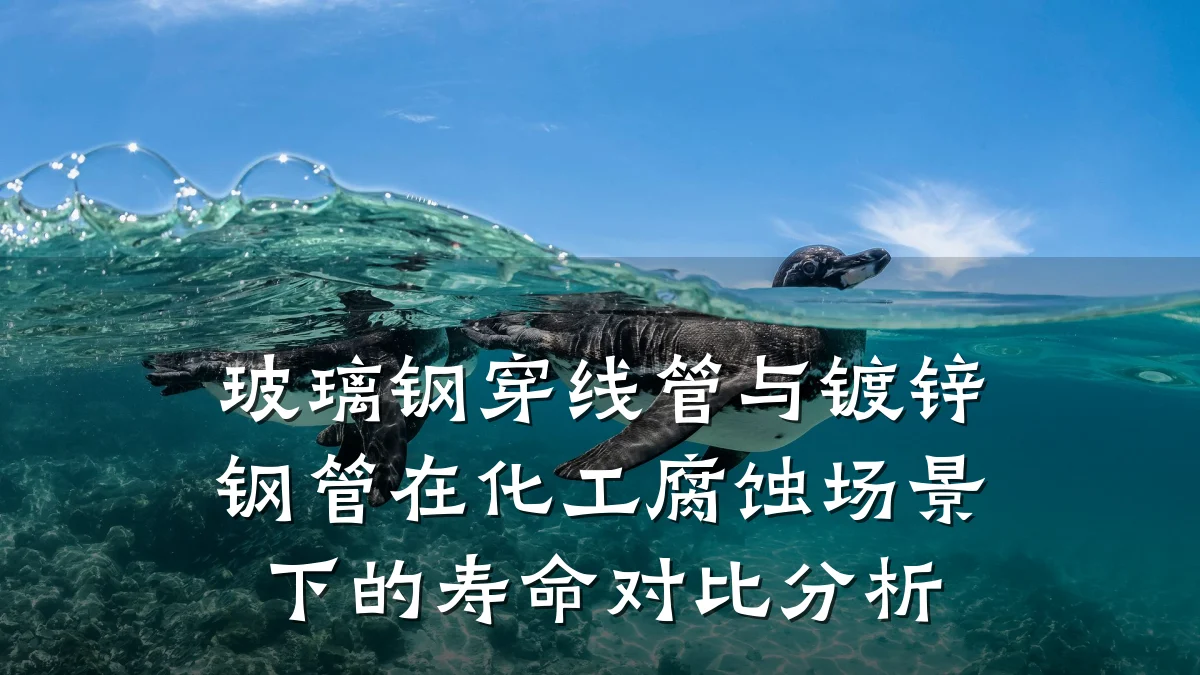 玻璃钢穿线管与镀锌钢管在化工腐蚀场景下的寿命对比分析