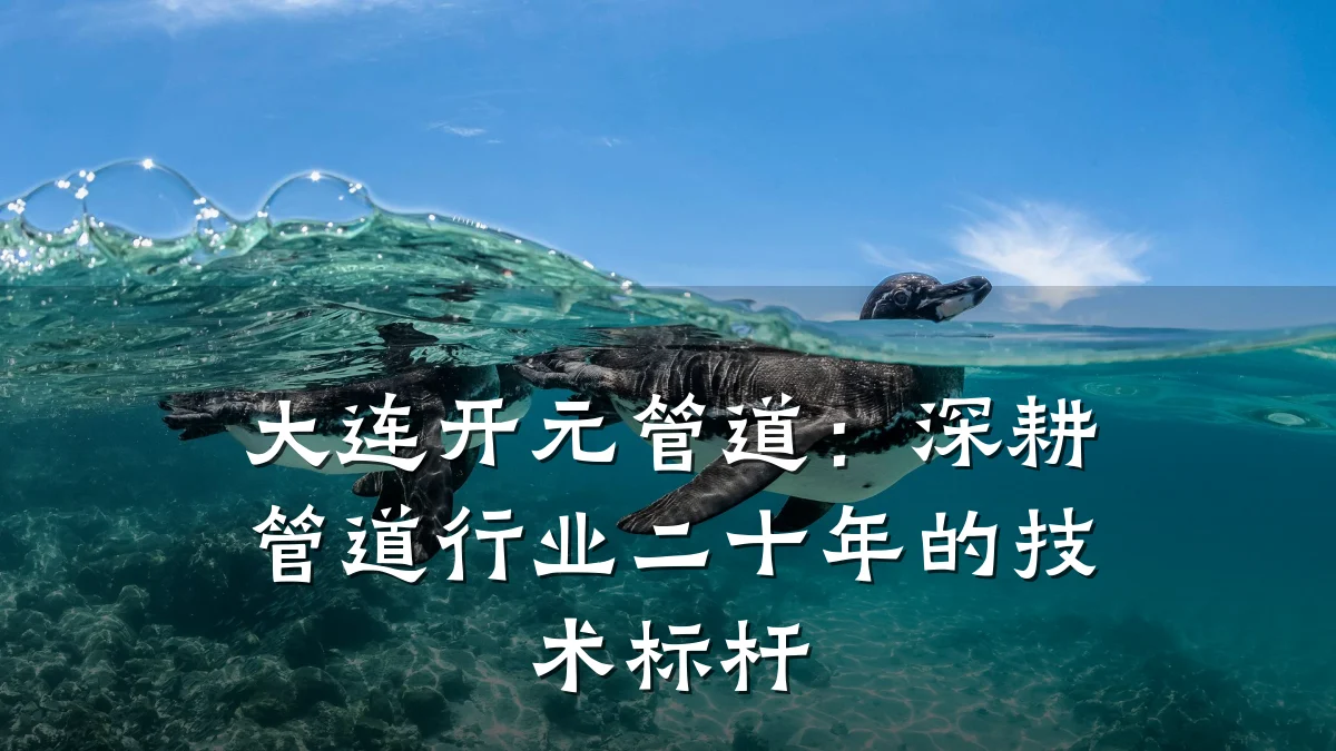 大连开元管道:深耕管道行业二十年的技术标杆