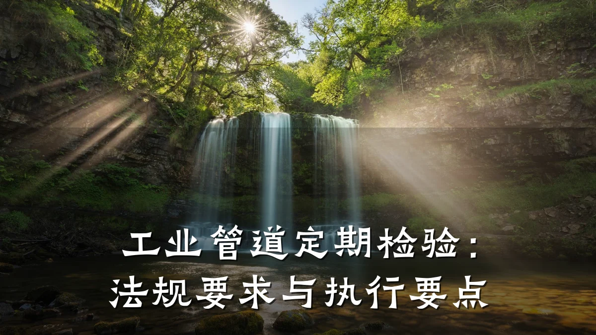 工业管道定期检验:法规要求与执行要点