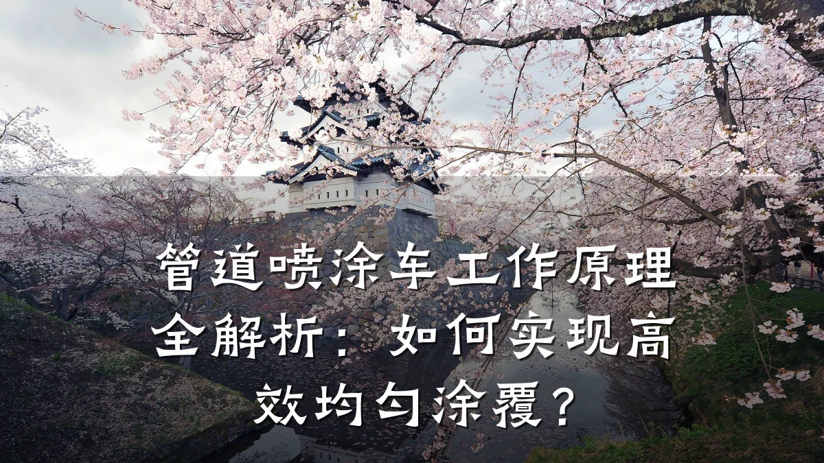 管道喷涂车工作原理全解析：如何实现高效均匀涂覆？