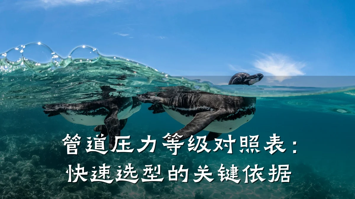管道压力等级对照表:快速选型的关键依据