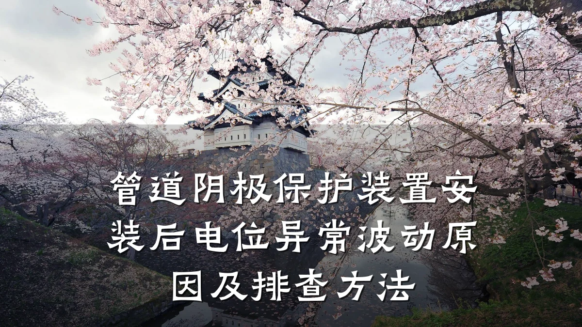 管道阴极保护装置安装后电位异常波动原因及排查方法