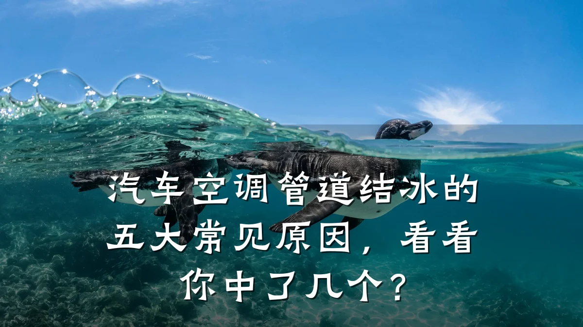 汽车空调管道结冰的五大常见原因,看看你中了几个?