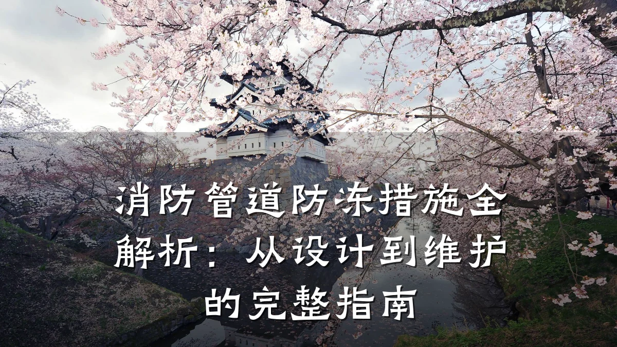 消防管道防冻措施全解析:从设计到维护的完整指南