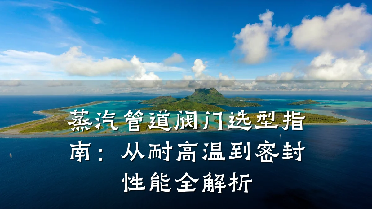 蒸汽管道阀门选型指南:从耐高温到密封性能全解析