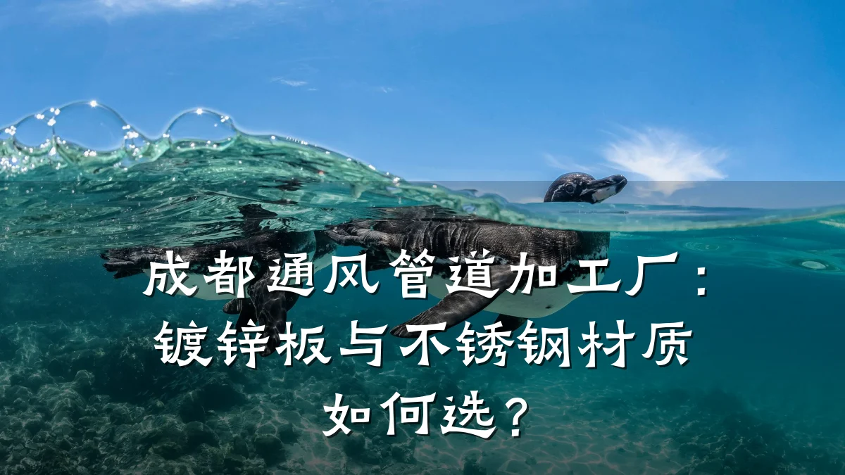 成都通风管道加工厂:镀锌板与不锈钢材质如何选?
